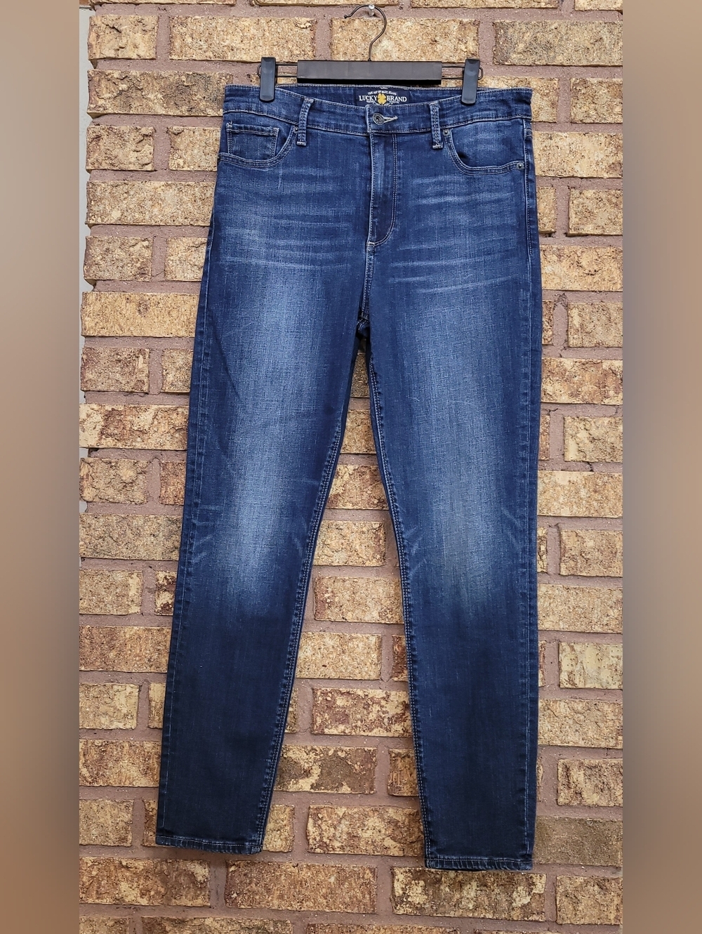 Lucky Brand Bridgette Skinny Jeans in Dark Blue Wash Size 10 Stretch